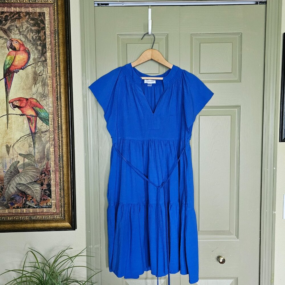 Calvin Klein blue dress size 4
